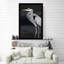 «Heron on Black I» par Lanie Loreth - reproduction d'art sur toile-67498963-31936667-119811935