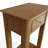 Alyria 1 Drawer End Side Telephone Table. Solid Oak. Fully Assembled. 2 Handle Styles Included: Polished Chrome or Burnished Brass
