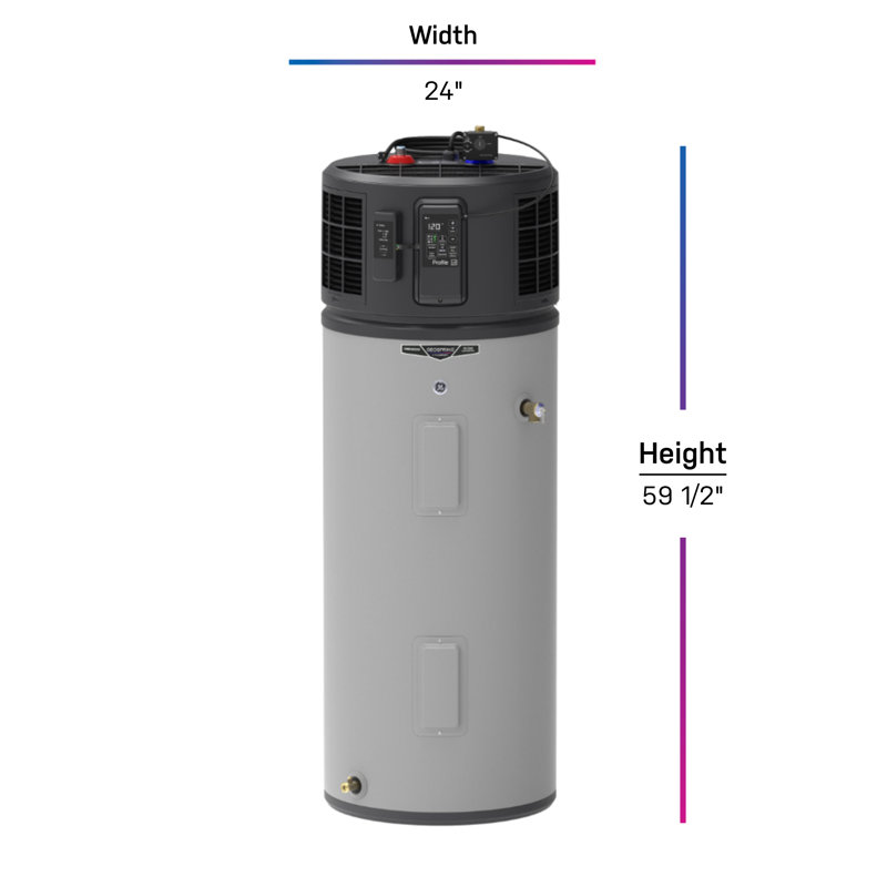 GE Profile GEOSPRING  Smart Hybrid Heat Pump Water Heater 40-gallon - 120V - FlexCapacity