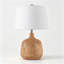 Lampe de table campagnarde en résine 23,5 po avec ports USB Type-C et lumière à intensité variable à 3 voies-1543174994