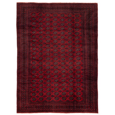 Tapis rouge Teimani 7 pi 1 po x 9 pi 6 po
