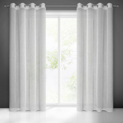 Mishti Semi Sheer Curtains Single Panel