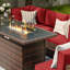 Romanas 8 Piece Patio Conversation Sets With Fire Pit Table-2058267860