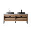 Ensemble de meuble-lavabo double 72 po avec miroir Northcutt