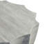 Table basse de 36,34 po en ciment blanc imperméable moderne, idéale pour les jardins et les cours, aucun assemblage requis, table ronde facile à entretenir en blanc, ciment, salons, supporte 220 lb