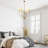 6- Light Dimmable 33.9'' W Dining Room Chandelier