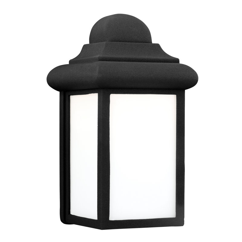 Mullberry Hill One Light Outdoor Wall Lantern from Generation Lighting , Black, LED