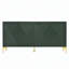 Grand buffet de rangement de style moderne et luxueux de L 60 po avec 4 portes et dispositif de rebond (vert olive)