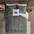 Charcoal + Comforter Full/Queen - To , Queen , Accentuate