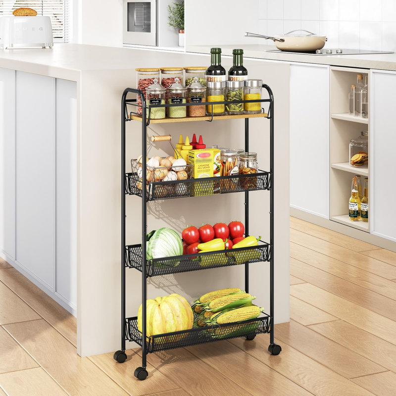 48 cm W Kitchen Cart with