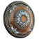 Snowy Daybreak 26" D Polyurethane Hand Painted Ceiling Medallion
