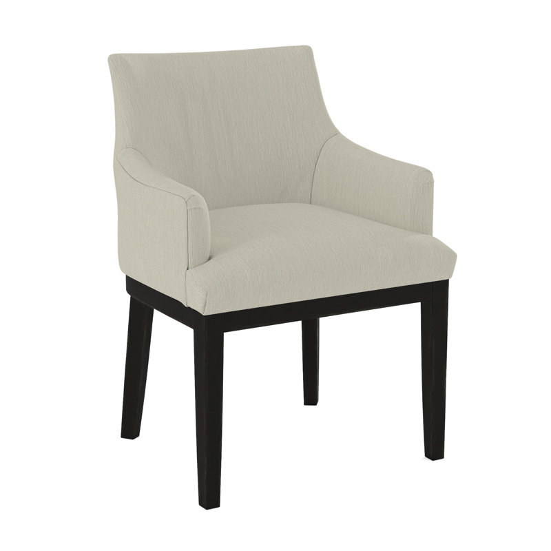 19'' H Upholstered Armchair, Espresso, 61689-88