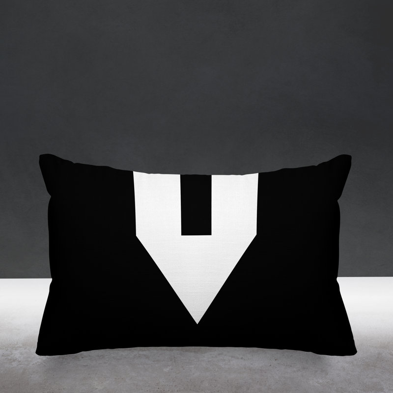 Coussin lombaire intérieur / extérieur Luella, Noir