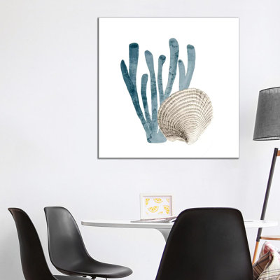 Coral Cove Blue IV by Kimberly Allen - Wrapped Canvas Print