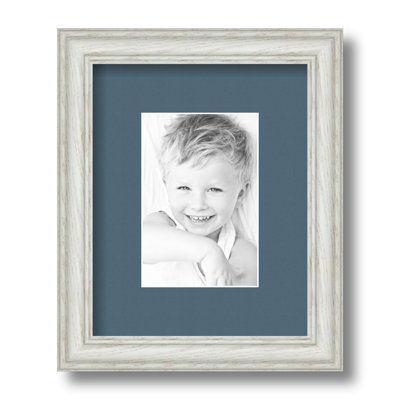 Wood Matte Picture Frame with Mat