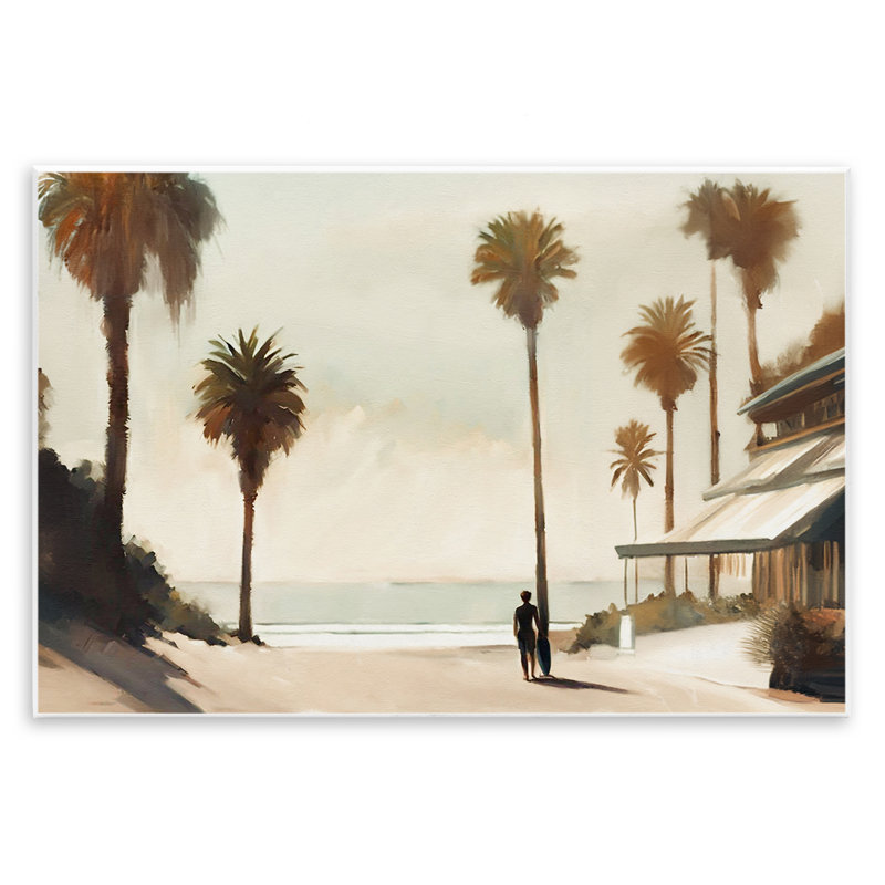  Art mural tropical Café Del Mar par Noah Bay, H 10 po x l 15 po