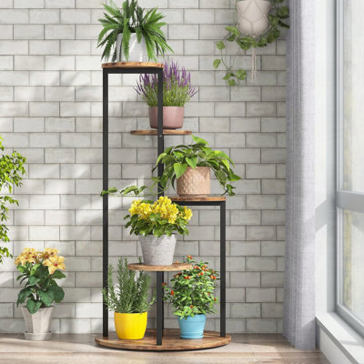 Présentoir botanique d'intérieur à quatre niveaux