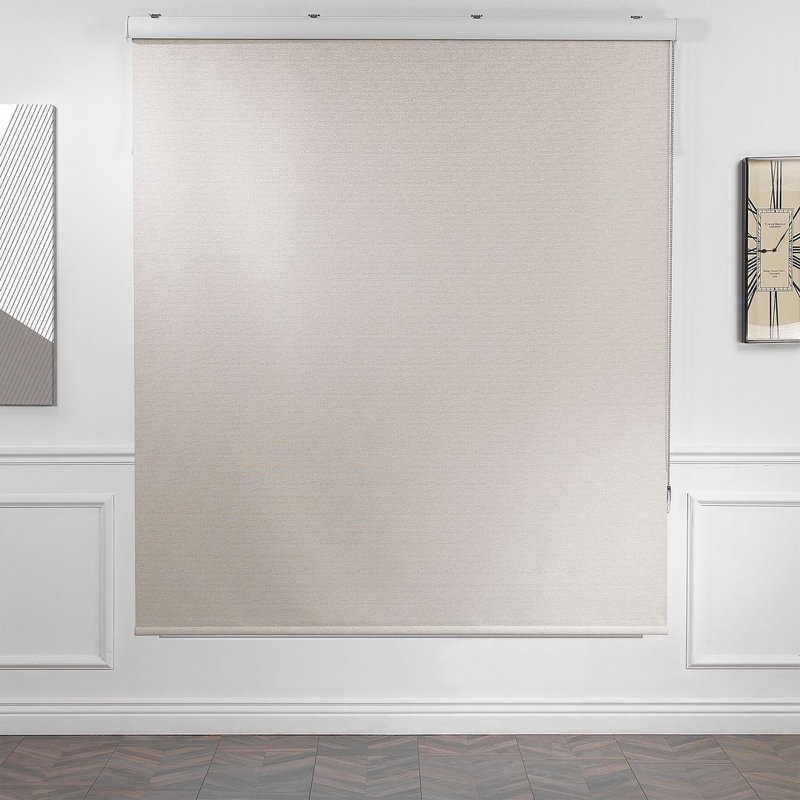 Store à enroulement obscurcissant en marbre Cordloop, Beige, L 41,75 po x L 72 po