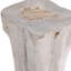 Gretchen Teak End Table, White