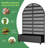 Arch Metal Planter Box with Trellis with Wheels-523546179-518535716