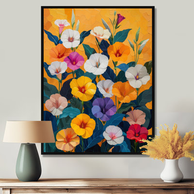 «Orange Glory Garden», impression d'art mural
