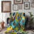 Psychedelic Blossom Bonanza Throw Blanket-98855150