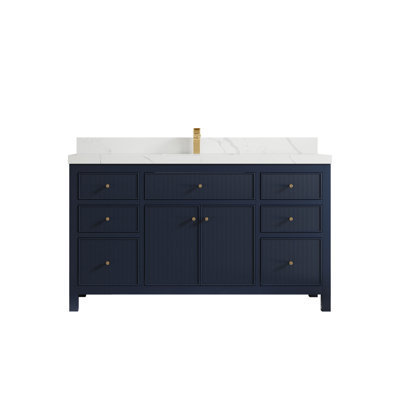 Meuble-lavabo double 60 po