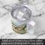 Tasse en acier inoxydable avec couvercle 12 oz.