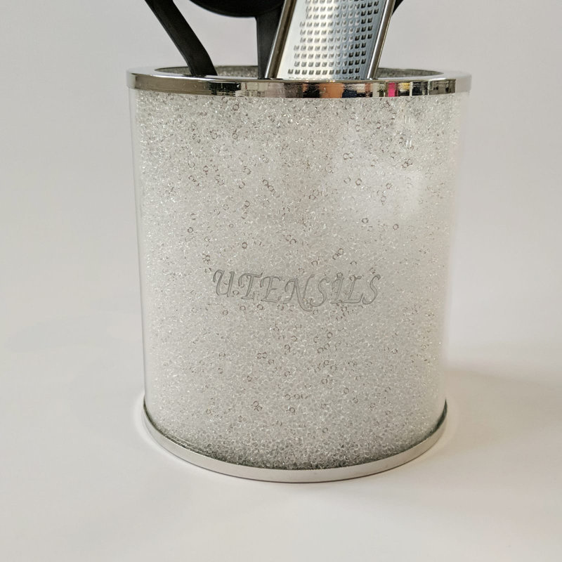 Glass Utensil Crock