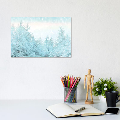 Blue Forest - Wrapped Canvas Print