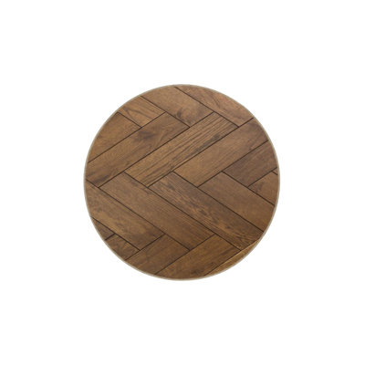 Parquet Patterned Woven Base Machine Washable Rug