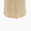 Axel Round Tapered Pedestal White Oak Stained Wooden Side End Table - Sleek Minimalist Design