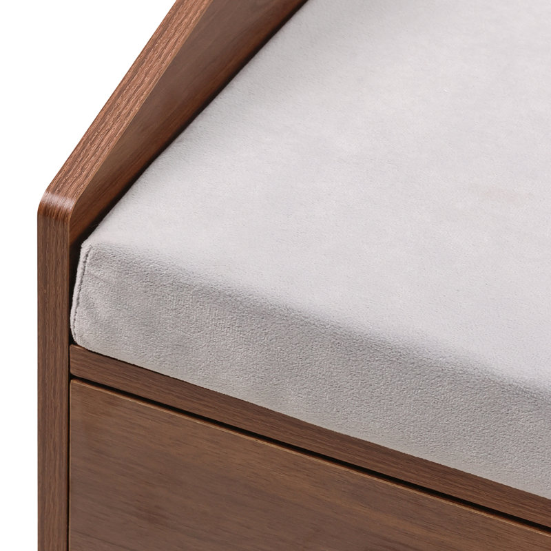 Canapé-lit moderne pour chien avec tiroirs, Gris