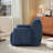 42" W Foam-Filled Upholstered Accent Armchair-1477056237