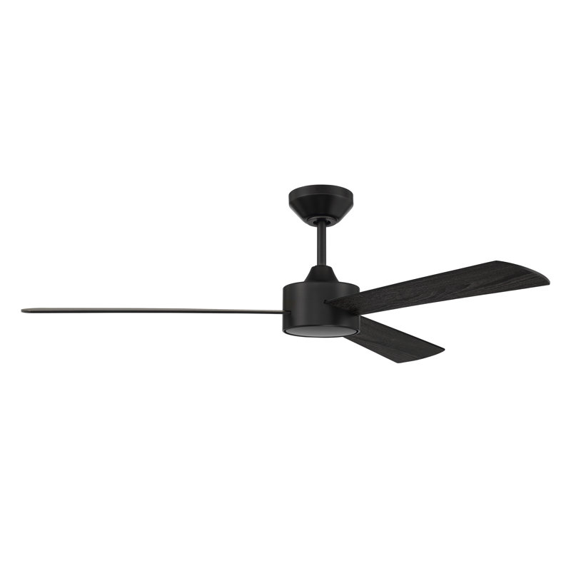 Provision 52'' Ceiling Fan, Flat Black