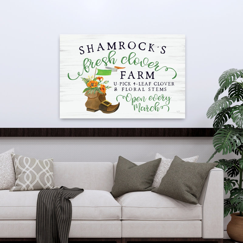 Shamrock's Fresh Clover Farm, H 48 po x l 32 po