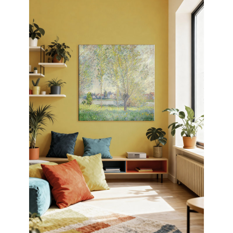 "The Willows", reproduction sur toile tendue, H 18 po x l 18 po