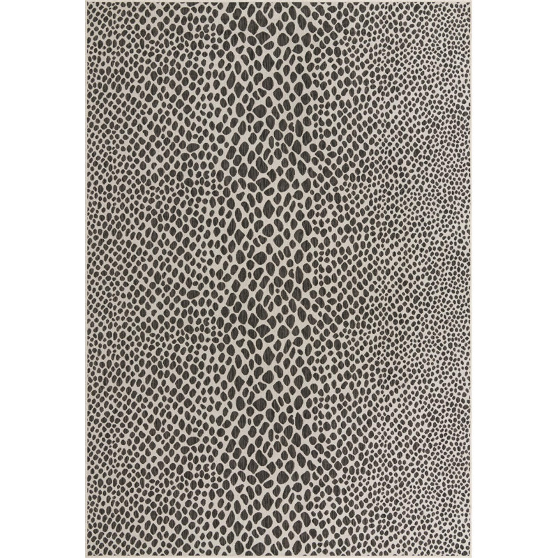 Outdoor Destiny Rug Char Color, Rectangle 7'10" x 11'4"
