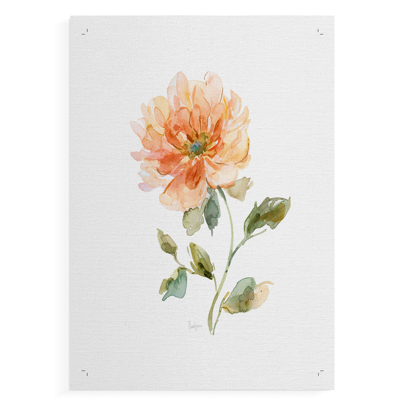 Bright Botanical III - Impression sur toile seulement - SANS CADRE, H 18 po x l 12 po