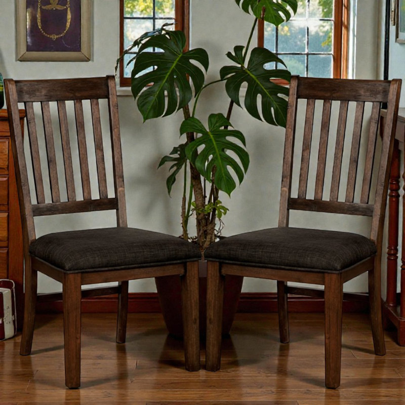 Ensemble de 2 chaises d'appoint rembourrées Aurelia