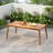Colophon Patio Acacia Wood Dining Table With Slatted Top