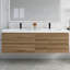 72 po Meuble-lavabo mural double avec lavabo W