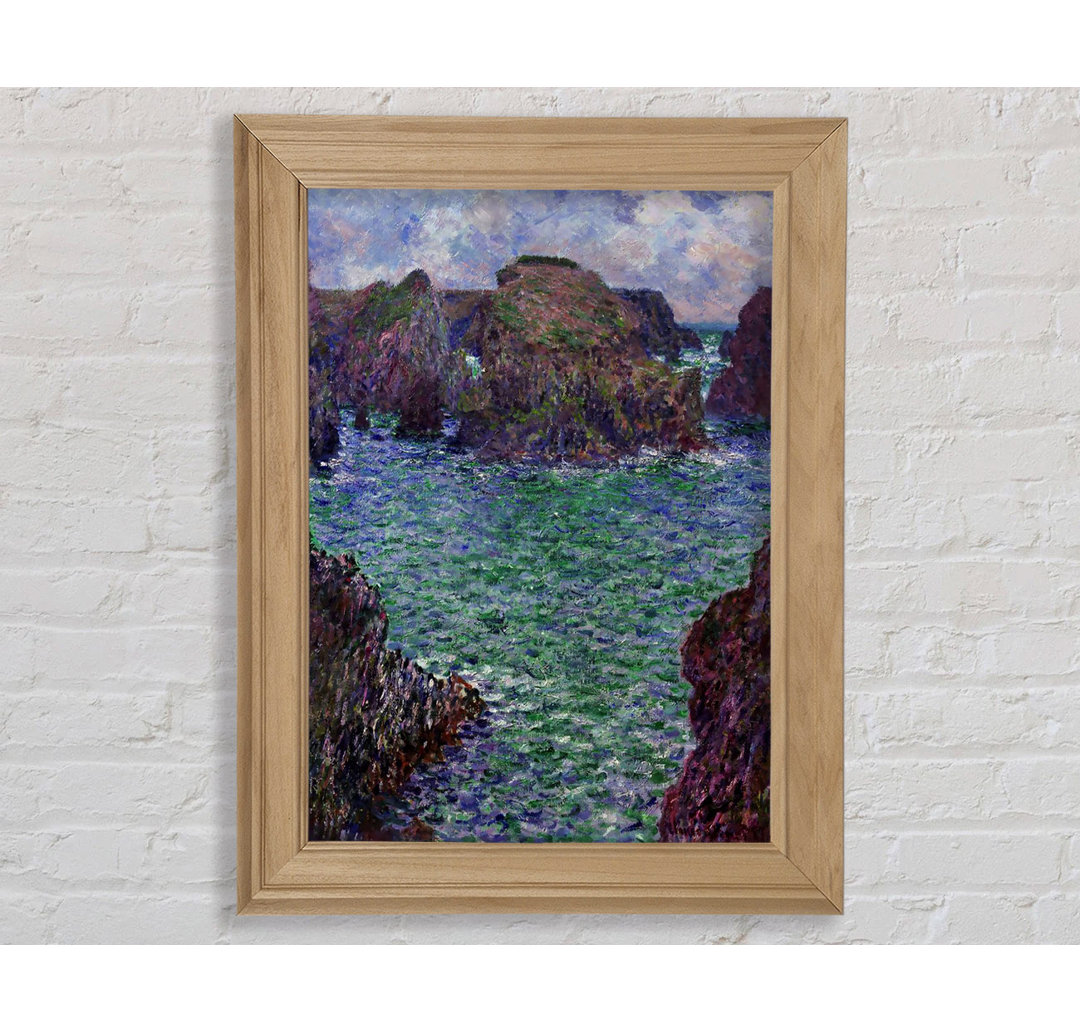 Monet Port-Goulphar - Einzelner Bilderrahmen Kunstdrucke