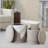Ottoman Set in Fabric-1754731149