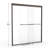 Celesta 48 in. W x 72 in. H Bypass Semi-Frameless Shower Door with Header and Clear Glass-17243226-14171012
