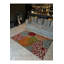 Tapis décoratif multicolore à motif floral multicolore lavable à la machine-119078097
