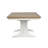 Extendable Rectangular Dining Table With 2 Benches-1271423322