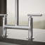 Kohler Purist® Two Handle Deck-Mounted Bridge Kitchen Sink Faucet with Pull Out Side Sprayer-6671593