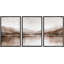 «Mountain Landscape Modern Minimalist Brown and Gray Watercolor Nature Wilderness Modern Cool», 3 pièces-99077741-99077743