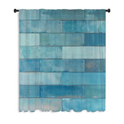 Rideau transparent en polyester Jaquill